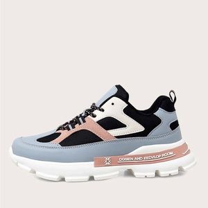 SHEIN Lace up Front Wide Fit Chunky Sneakers